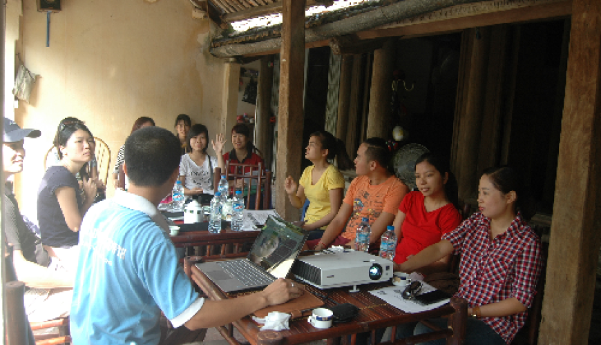 Buổi đào tạo sản phẩm cho Tour Du lịch Cộng đồng Đông Ngạc