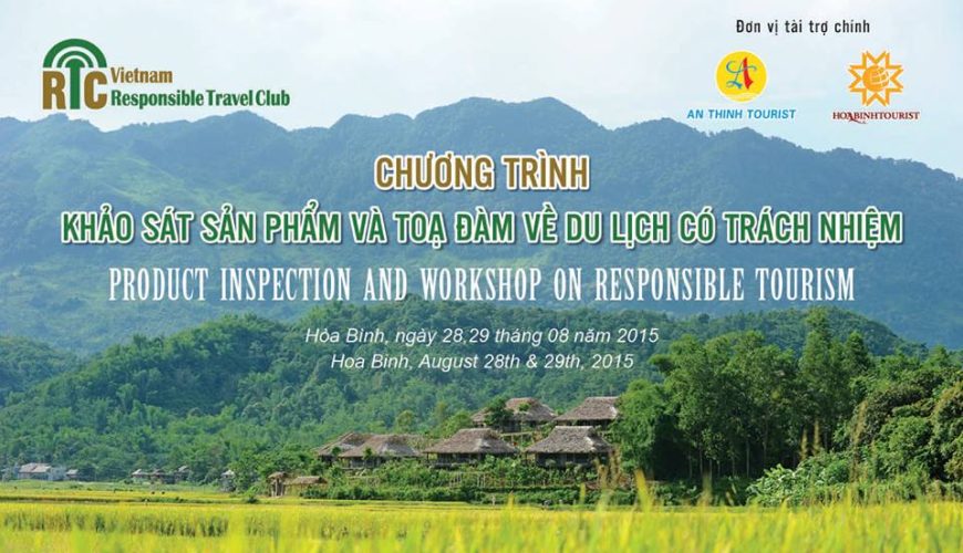 Thông báo chuyến khảo sát Hoà Bình kết hợp toạ đàm du lịch có trách nhiệm