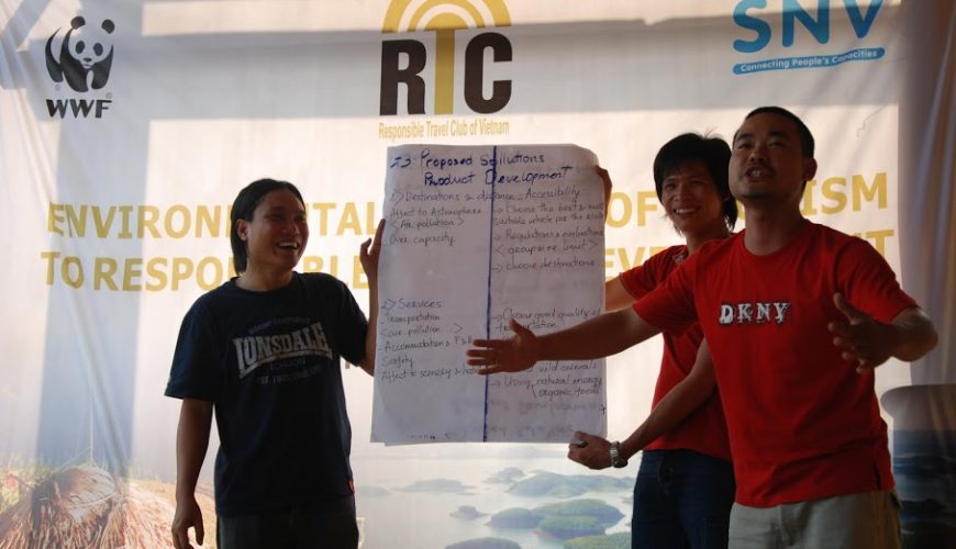 Workshop on Environmental impacts of tourism to responsible travel development