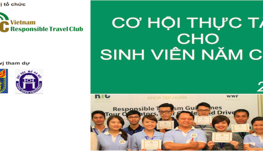Tour-guiding internship opportunity for student