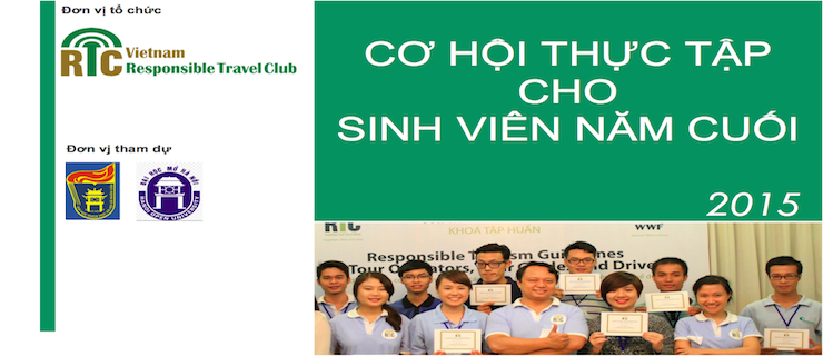 Tour-guiding internship opportunity for student - The Responsible Travel Club of Vietnam - RTC