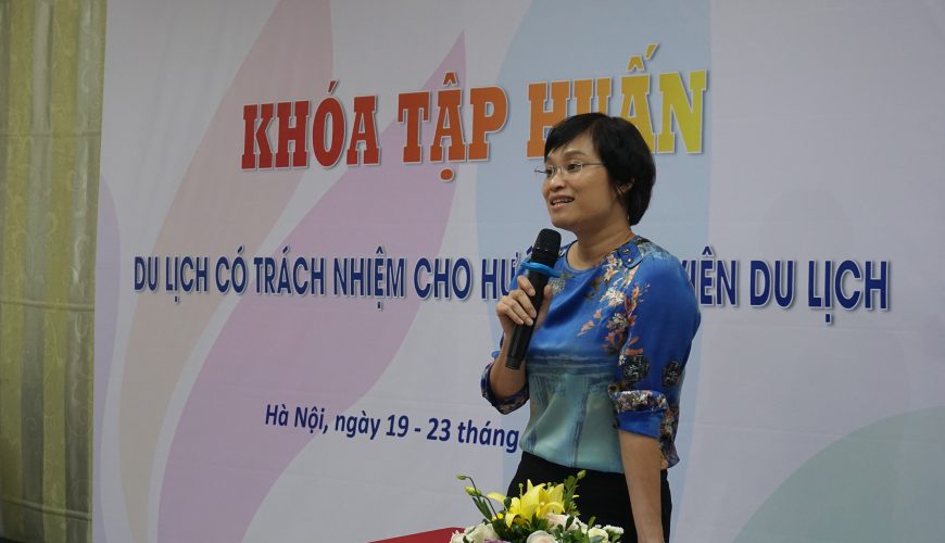 Khai giảng Khóa tập huấn Du lịch có trách nhiệm dành cho hướng dẫn viên