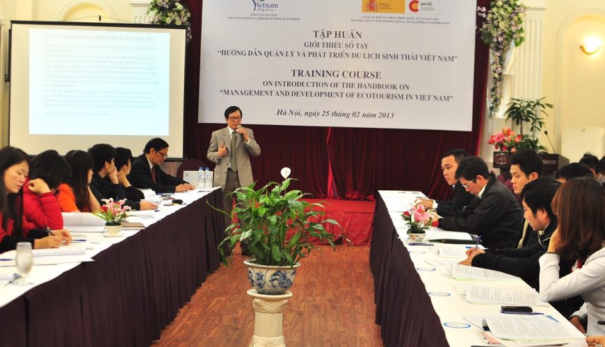 Introduction of the handbook on “Management & Development of eco-tourism in Vietnam”